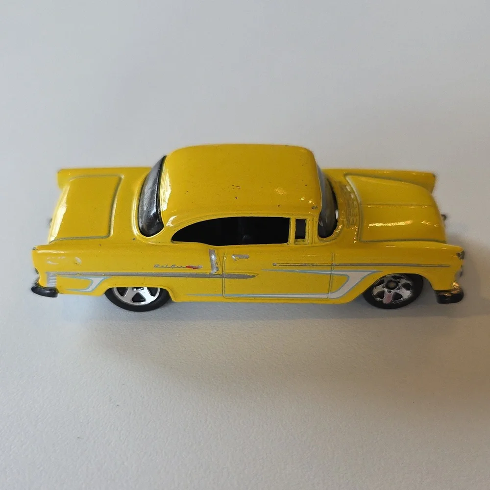 Hot Wheels '55 Chevy die-cast car